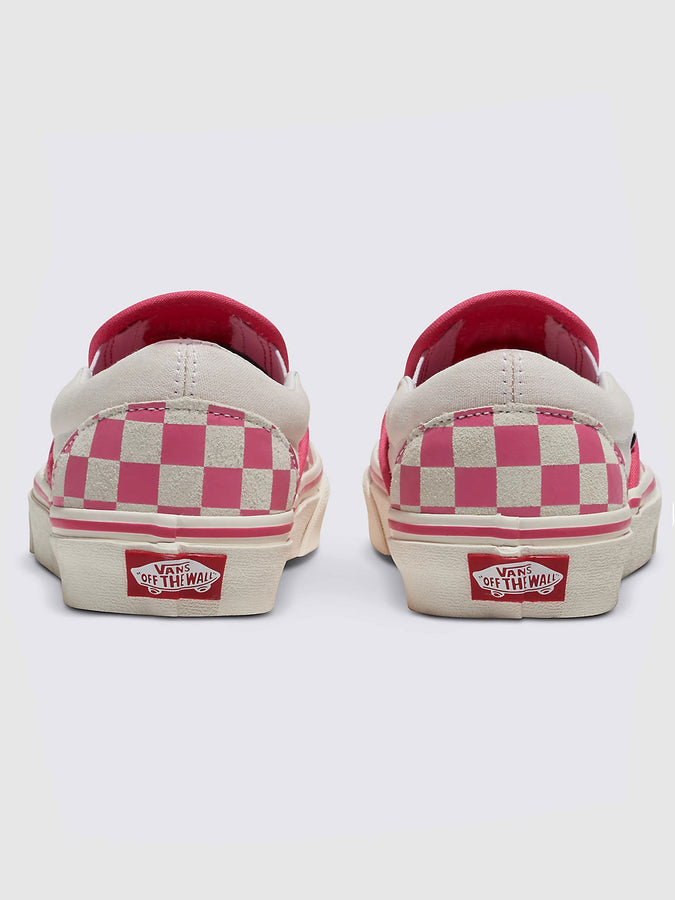 Vans Classic Slip-on Check Pink/White Shoes Spring 2024 | CHECK PINK/TRUE WHT (BJ1)