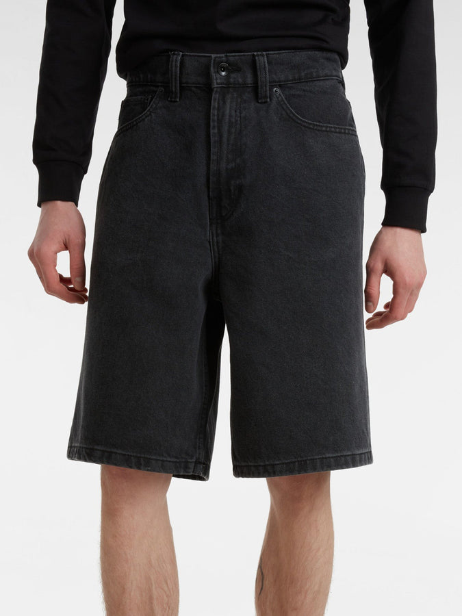 Vans Check-5 Baggy Denim Shorts Spring 2026 | WASHED BLACK (EMQ)