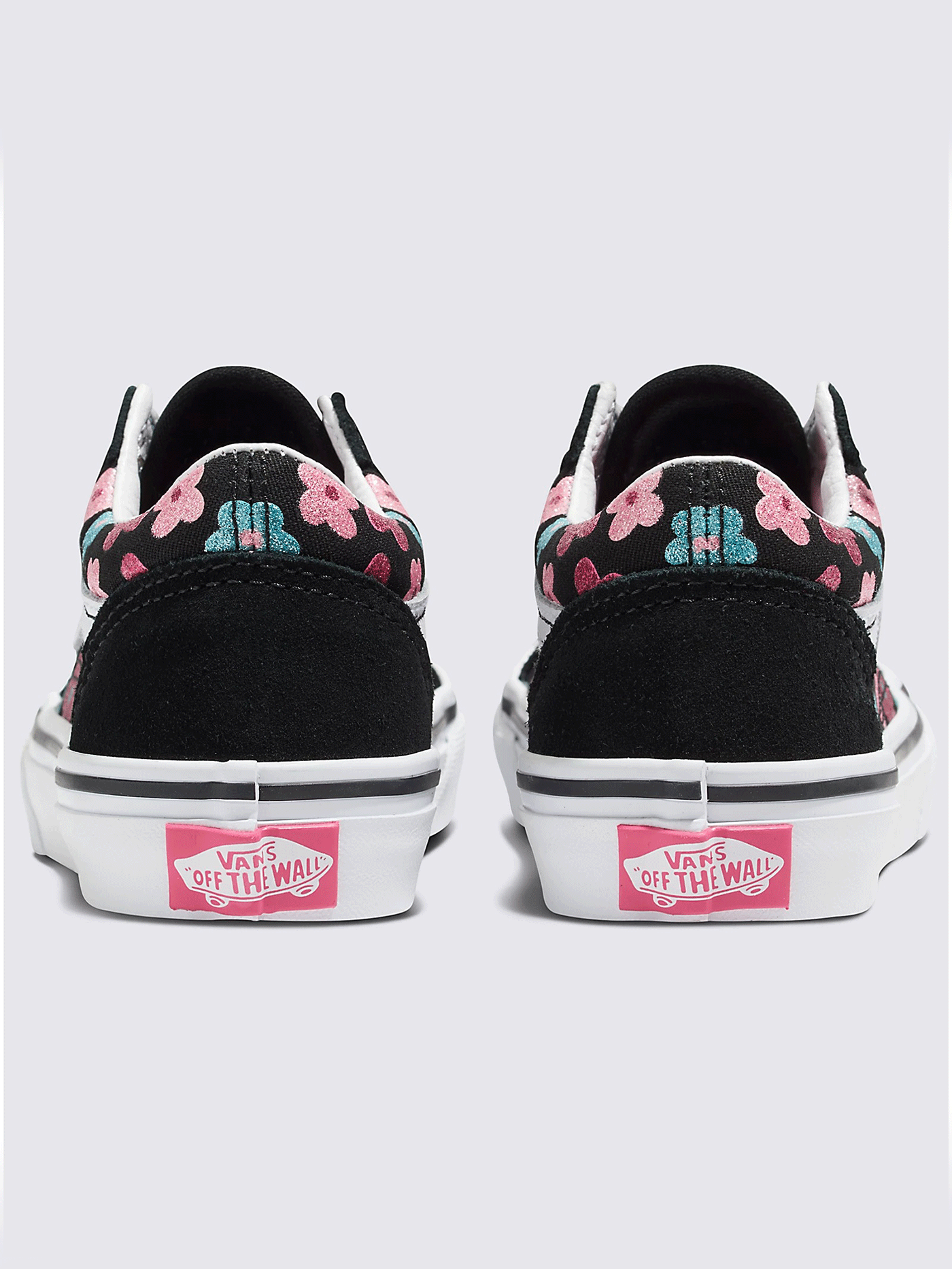 Vans Old Skool Glitter Flower Multi True Wht Shoes Fall 2024 EMPIRE