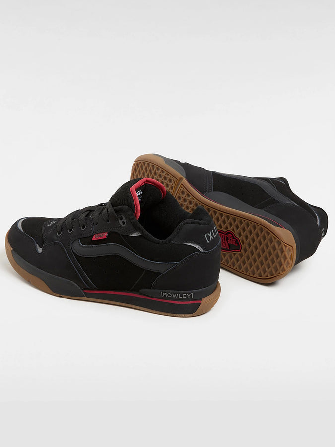 Vans Rowley XLT Black/Chili Pepper Shoes Spring 2024 | BLACK/CHILI PEPPER (A2T)