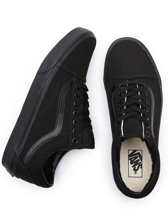 Vans Old Skool Black/Black Shoes | BLACK/BLACK (BKA)