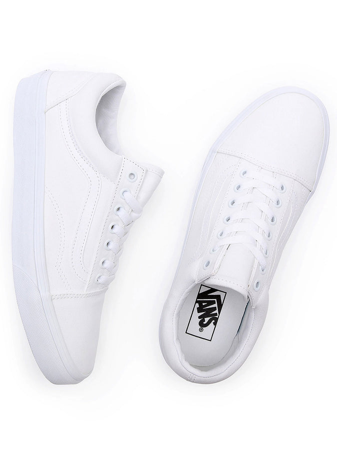 Vans Old Skool True White Shoes | TRUE WHITE (W00)