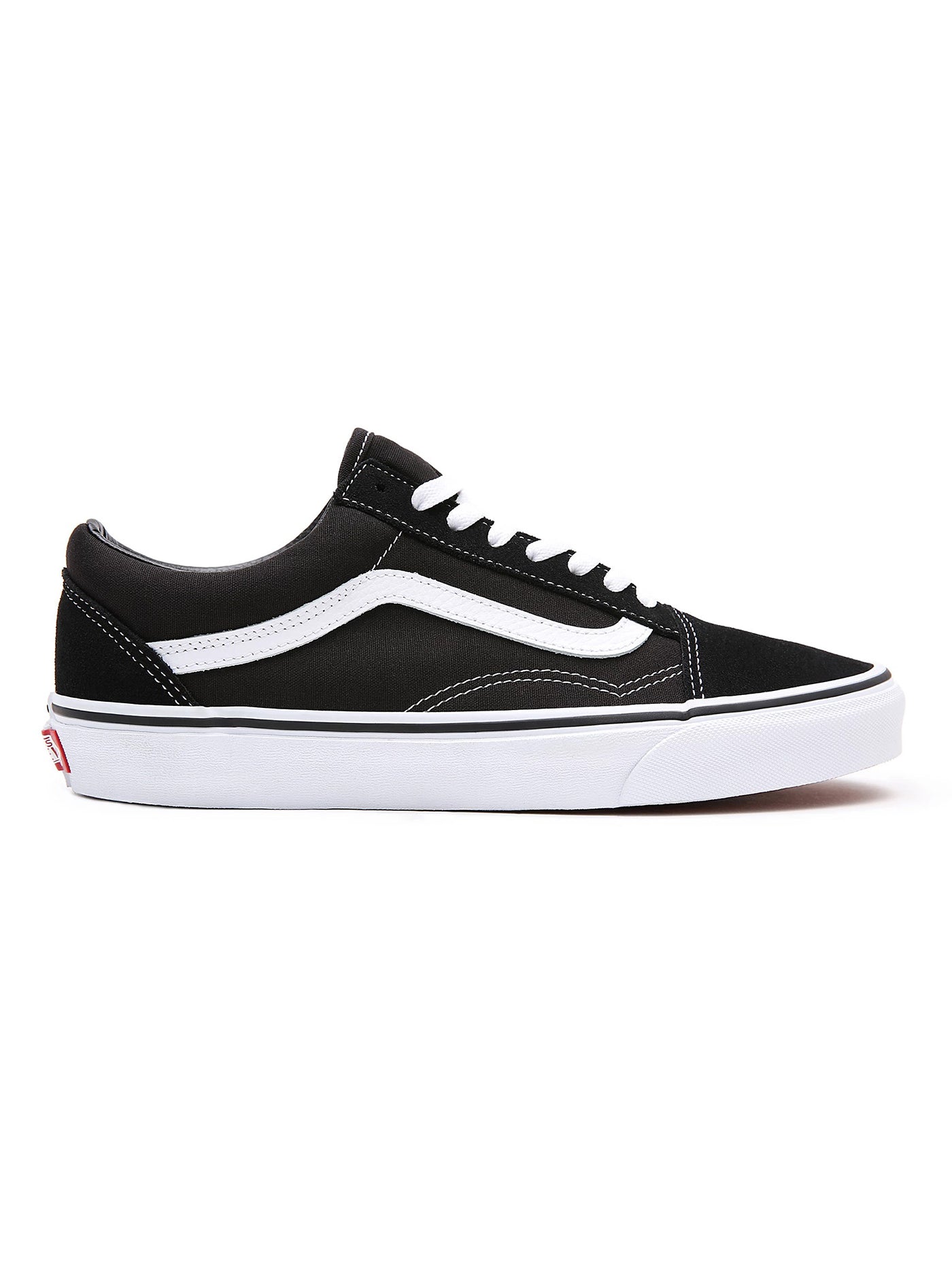 all white vans with black stripe