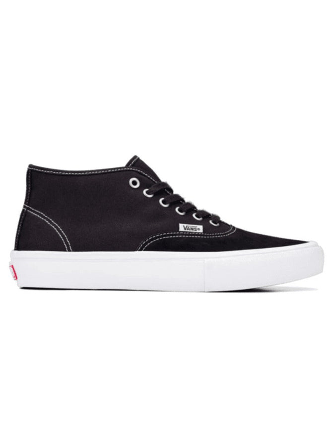 Vans Skate Authentic Mid Black/White Shoes Spring 2026 | BLACK/WHITE (Y28)