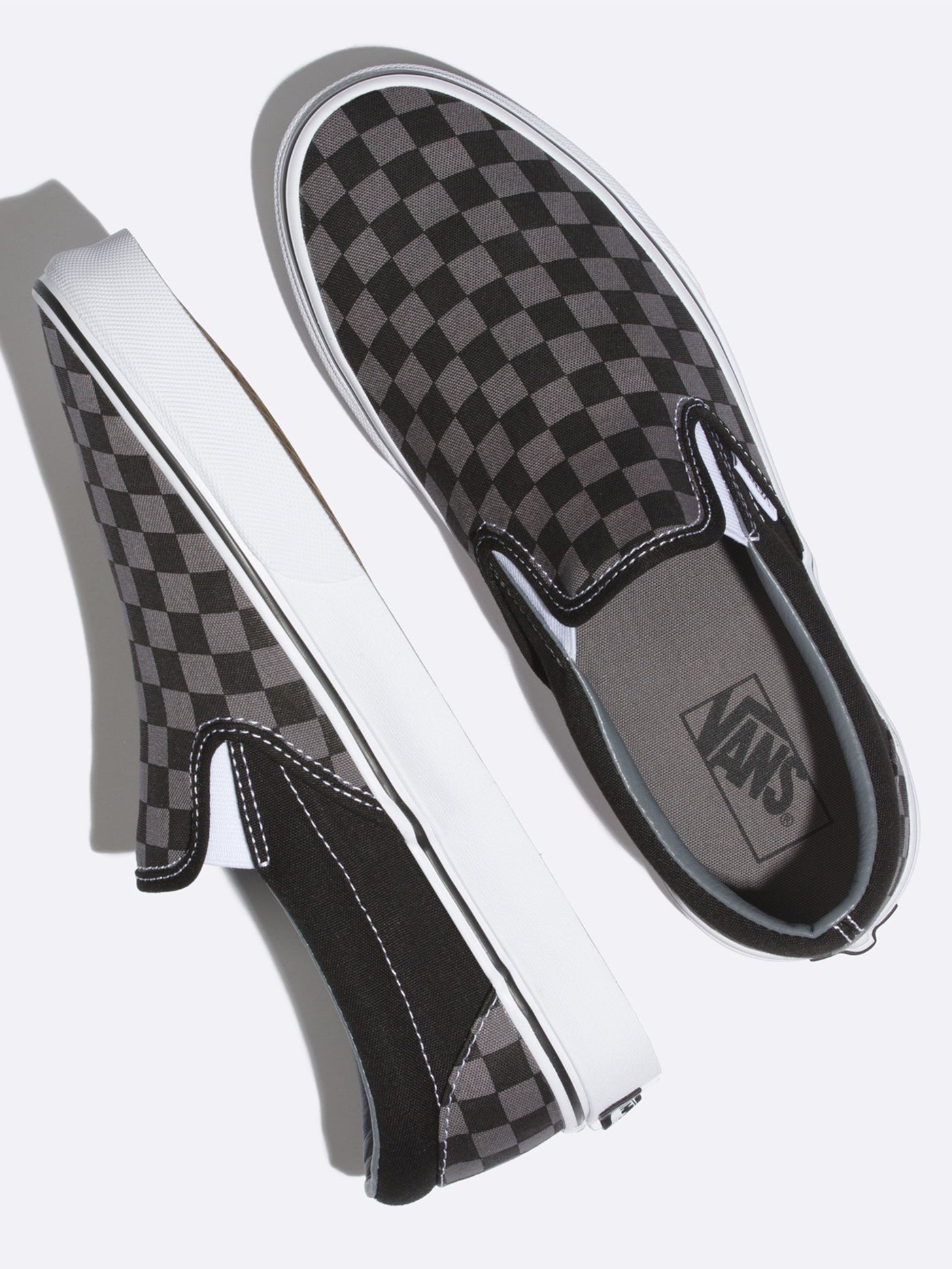 Vans Classic Slip-On Black/Pewter Check Shoes