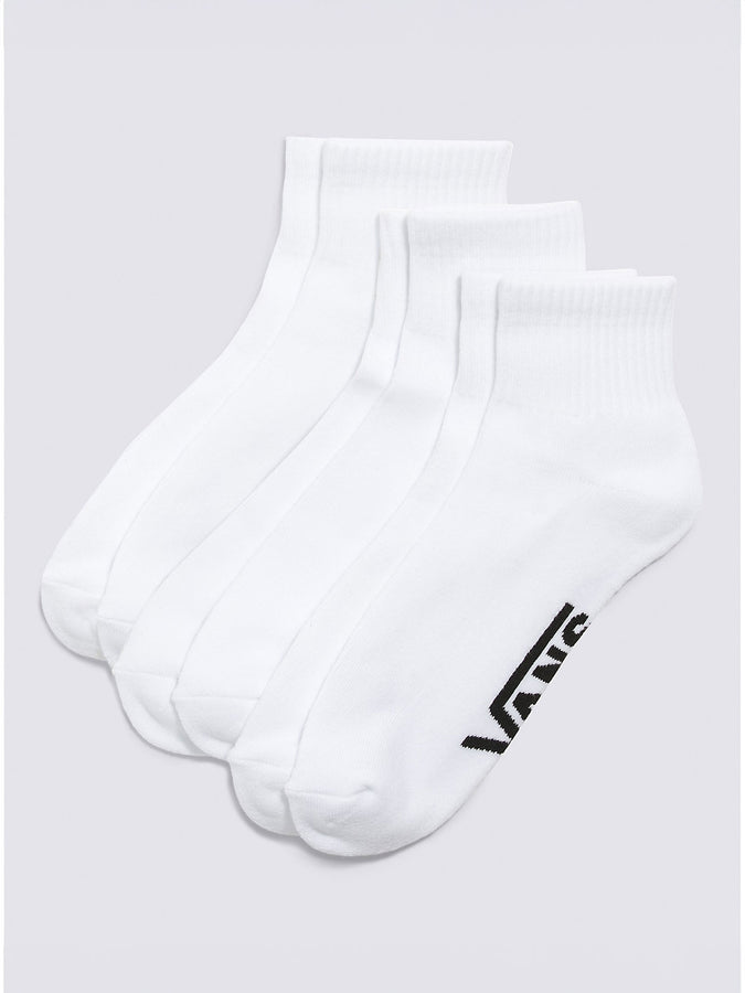 Vans Classic Ankle 3 Pack Socks | WHITE (WHT)