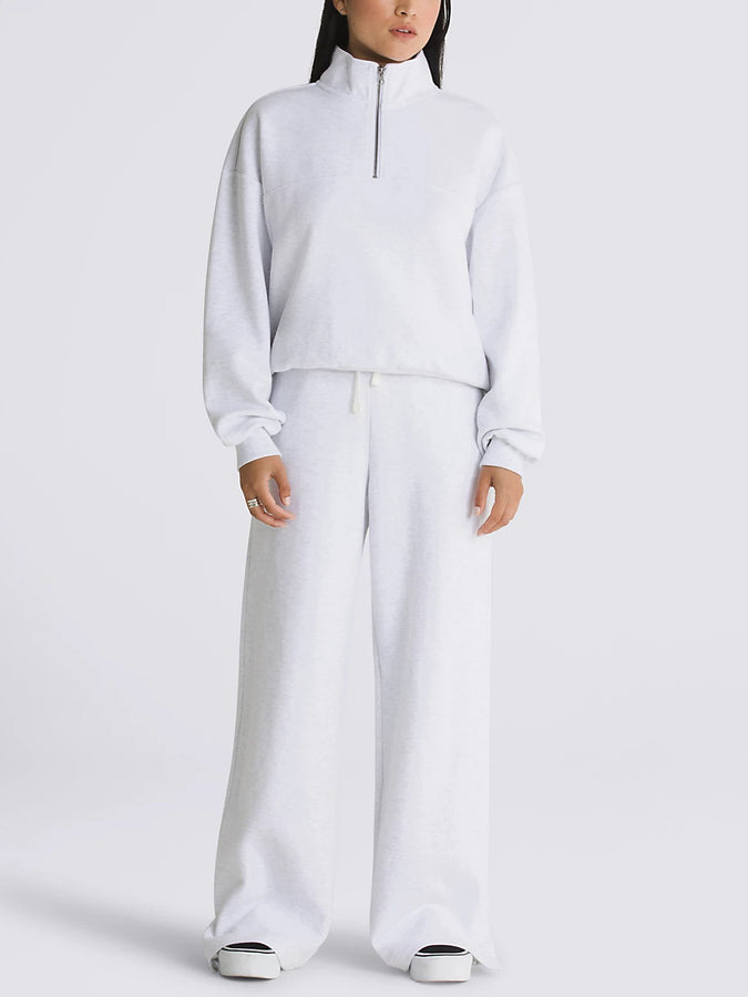 Vans Spring 2024 Elevated Double Knit Sweatpant Pants | WHITE HEATHER (15P)