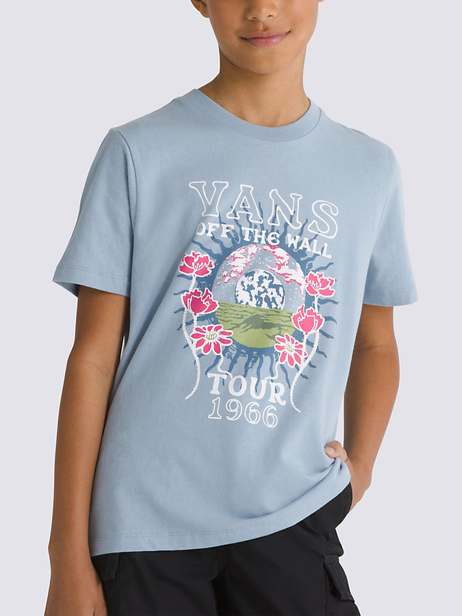 Vans Floral Tour T-Shirt Spring 2024 | DUSTY BLUE (DSB)