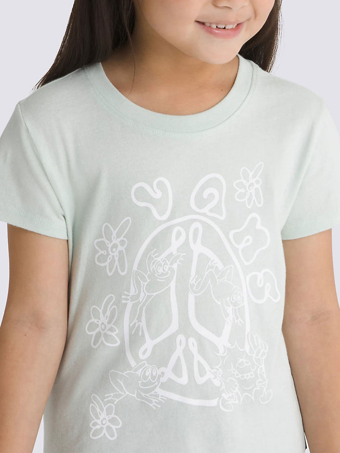 Vans Frog Peace T-Shirt Spring 2024 | PALE AQUA (CHF)