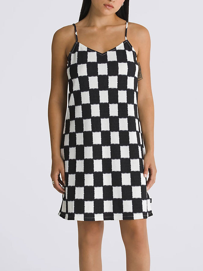 Vans Benton Women Checker Dress Spring 2024 | BLACK/MARSHMALLOW (1KP)
