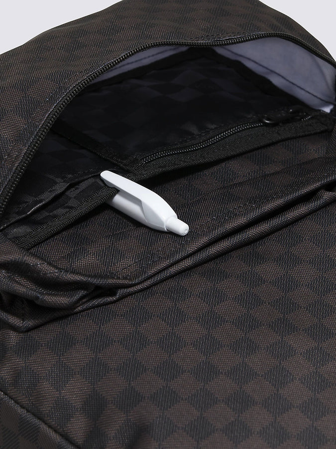 Vans Old Skool Check Backpack | BLACK/CHARCOAL (BA5)