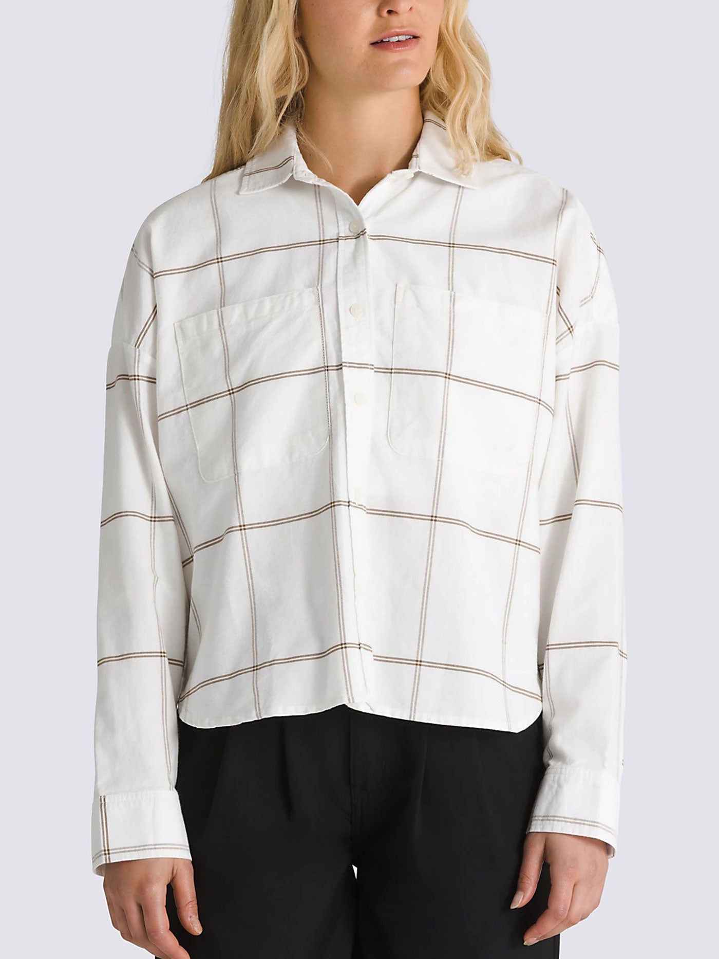 Vans Antica Boxy Long Sleeve Buttondown Shirt Fall 2024