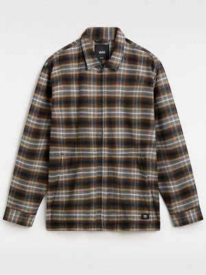 Vans Montwood Zip Flannel Buttondown Shirt Fall 2024