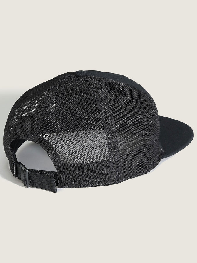 Vans Sidestripe Unstructured Trucker Hat | BLACK (BLK)