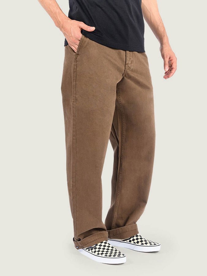 Vans Authentic Chino Loose Herringbone Pants Spring 2026 | VINTAGE COCOA (FST)