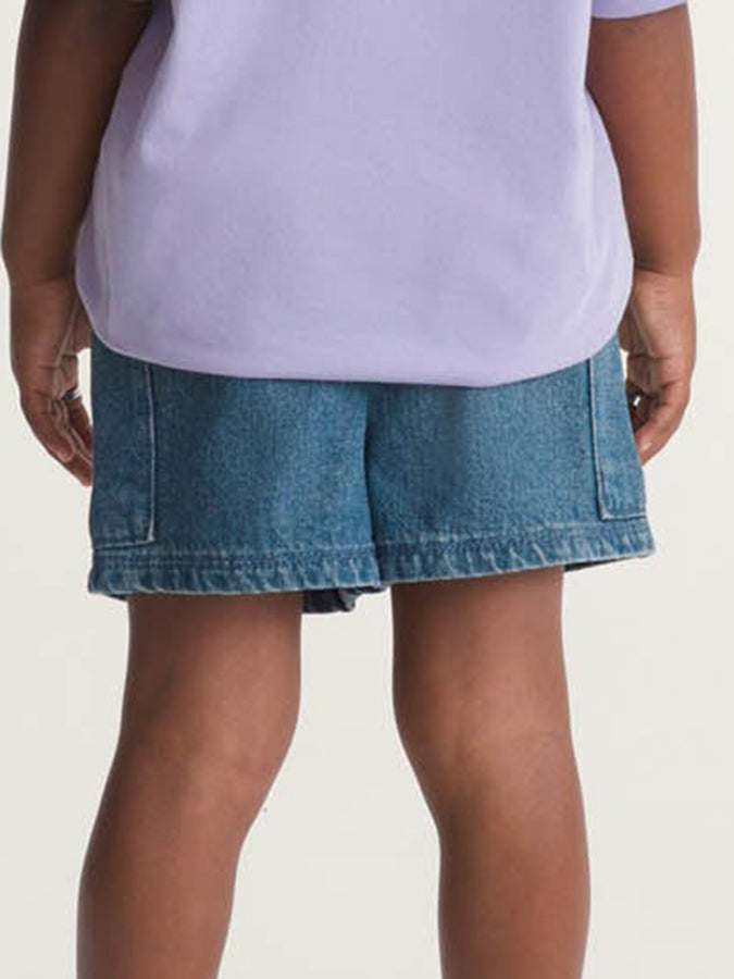Vans Joy Ruffled E-Waist Shorts Spring 2026 | VINTAGE INDIGO (AHU)