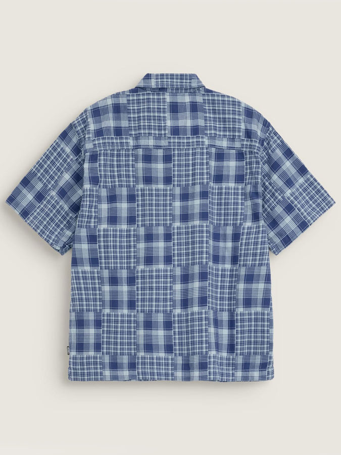 Vans Larkspur Mixed Plaid S/S Buttondown Shirt Fall 2026 | TRUE NAVY (5TU)