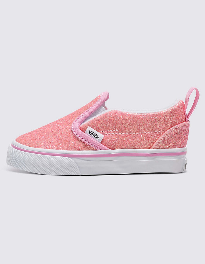 Glitter vans slip on hotsell