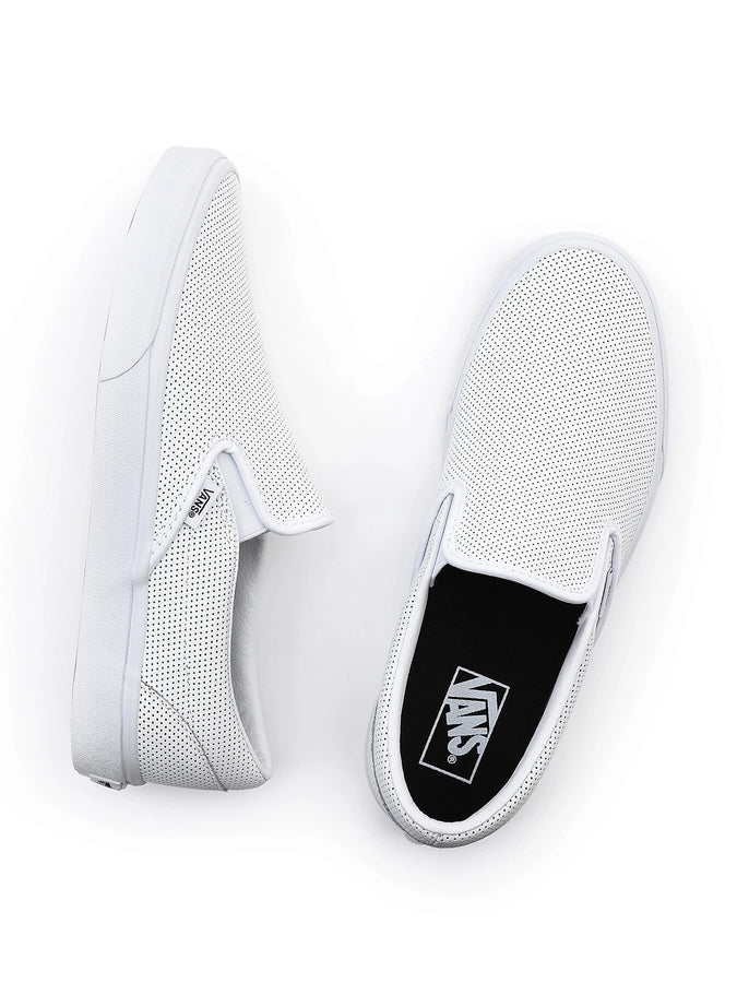 Vans Perf Leather Slip On Shoes | PERF LEATHER WHT (DJ7)