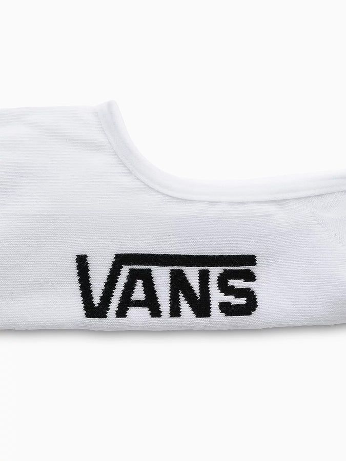 Vans Classic Super No-Show 9.5-13 3 Pack Socks | WHITE (WHT)