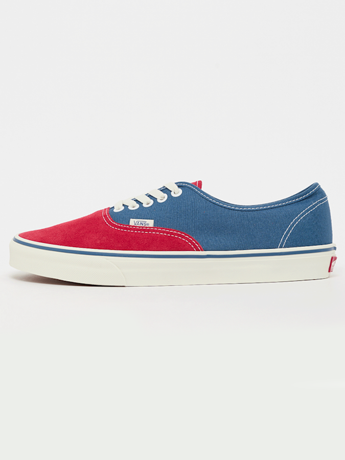 Vans Authentic Primary Racing Red Shoes (Youth 7-14) Spring 2026 | PRIMARY RACING RED (IZQ)