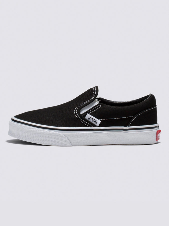 Vans Classic Slip-On Shoes | BLACK/TRUE WHITE (6BT)