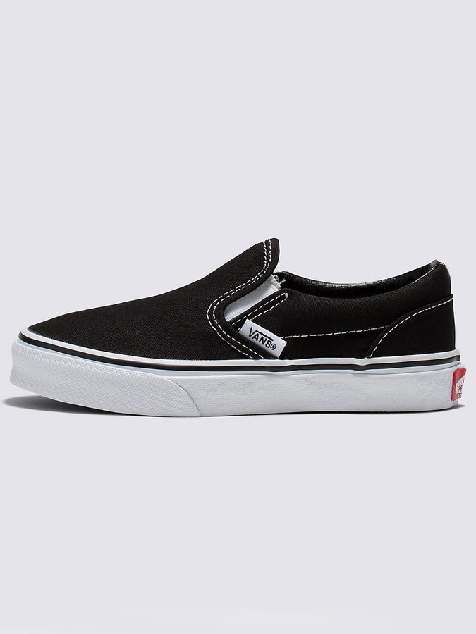 Vans Classic Slip-On Black/True White Shoes |  BLACK/TRUE WHITE (6BT)
