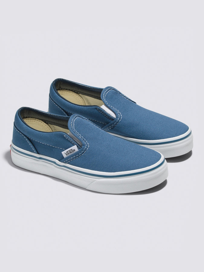 Vans Classic Slip-On Shoes | NAVY/TRUE WHITE (NWD)