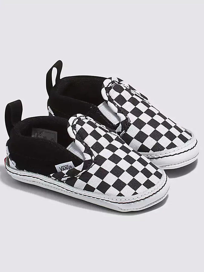 Vans Slip On V Checker Black / True White Shoes Fall 2024 | CHECKER BLACK/TRUE WHITE