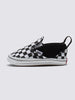Vans Slip-On V Crib Checker Black/True White Shoes