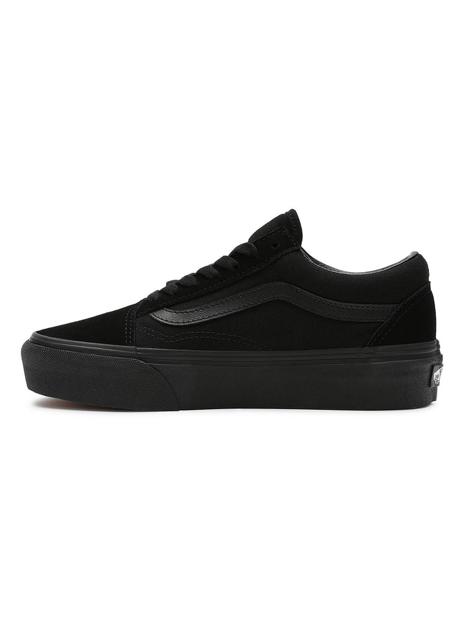 Vans Old Skool Platform Shoes | BLACK/BLACK (BKA)