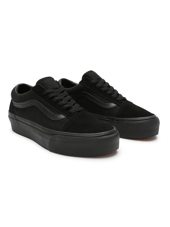 Vans Old Skool Platform Shoes | BLACK/BLACK (BKA)
