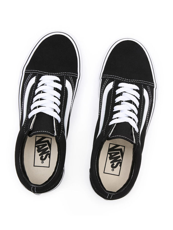 Vans Old Skool Platform Shoes | BLACK/WHITE (Y28)