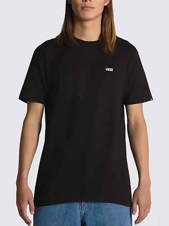 Vans Left Chest Logo Short Sleeve T-Shirt Fall 2024 | BLACK / WHITE