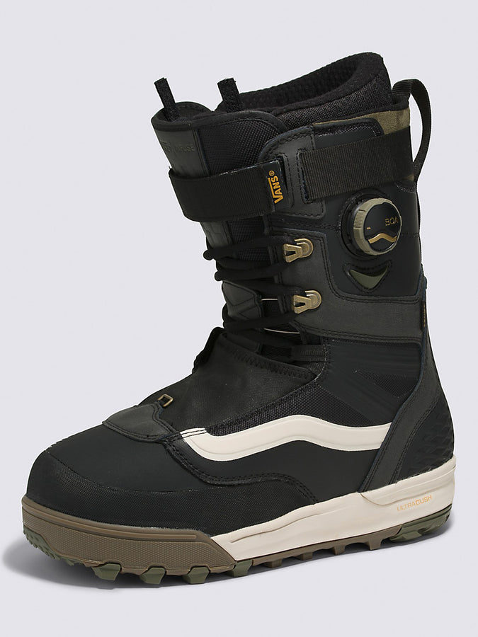 Vans Infuse Paisley Suede Snowboard Boots 2024 | BLACK/OLIVE (BKO)