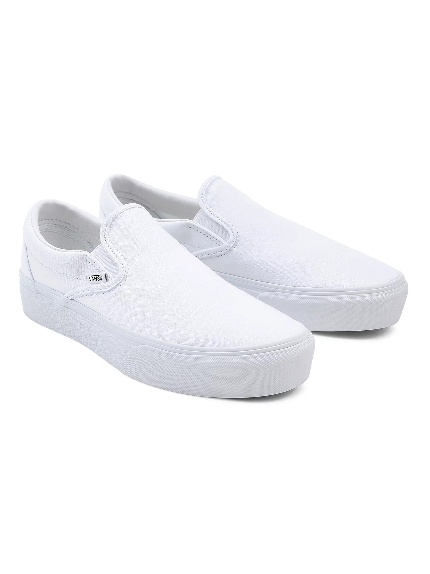 Vans Classic Slip-On Platform True White Shoes