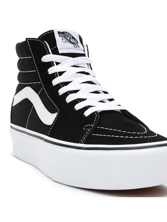 Vans Sk8-Hi Platform 2.0 Shoes | BLACK/TRUE WHITE (6BT)