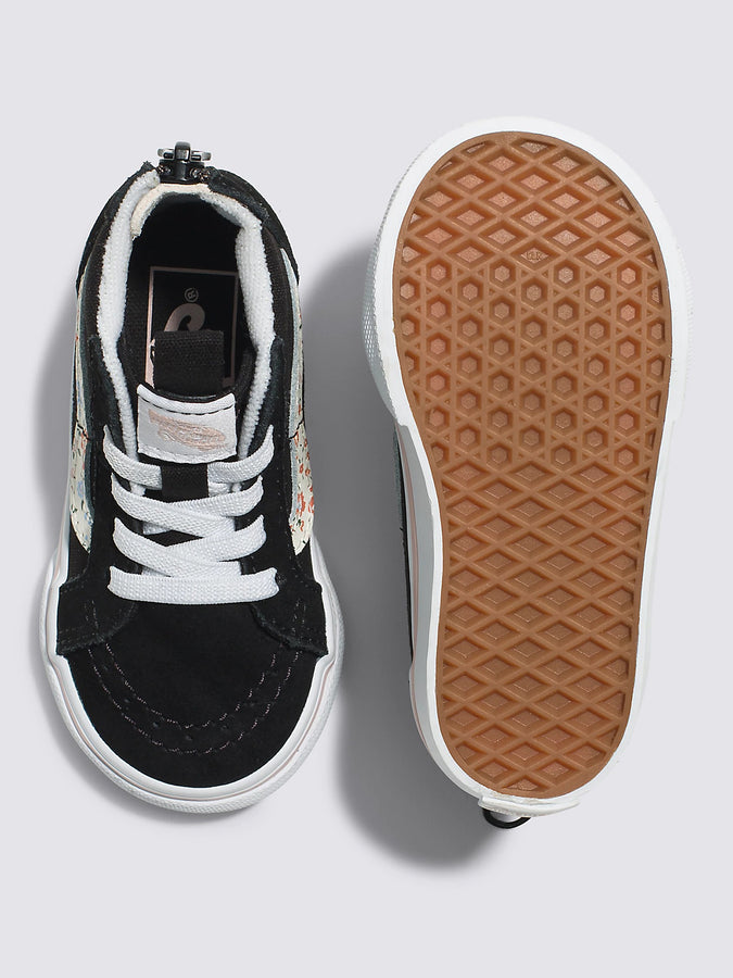 Vans Fall 2023 Sk8-Hi Zip Black/Multi Shoes | BLACK/MULTI (BMV)