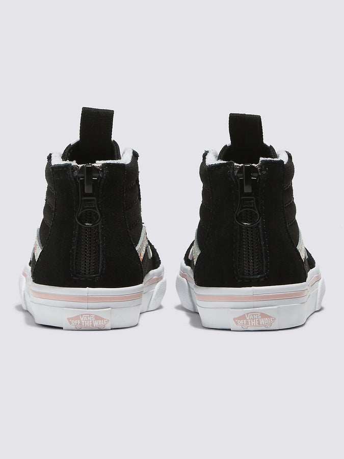 Vans Fall 2023 Sk8-Hi Zip Black/Multi Shoes | BLACK/MULTI (BMV)