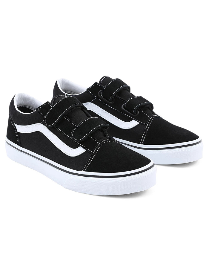 Vans Old Skool V Black/True White Shoes | BLACK/TRUE WHITE (6BT)