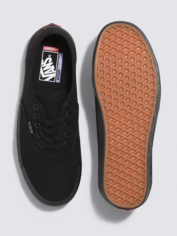 Vans Skate Authentic Black/Black Shoes | BLACK/BLACK (BKA)