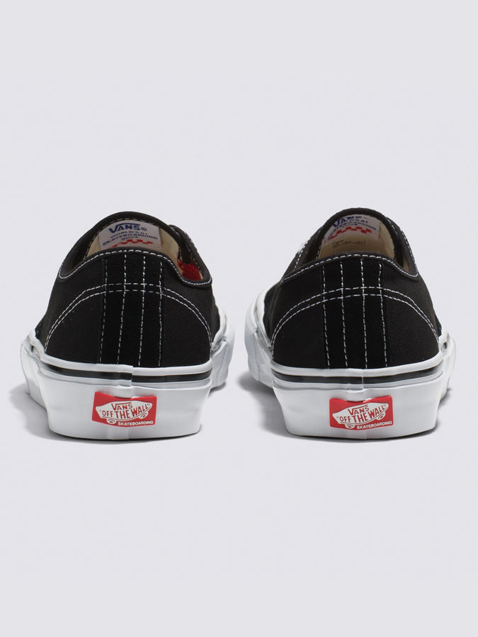Vans Skate Authentic Black/White Shoes | BLACK/WHITE (Y28)