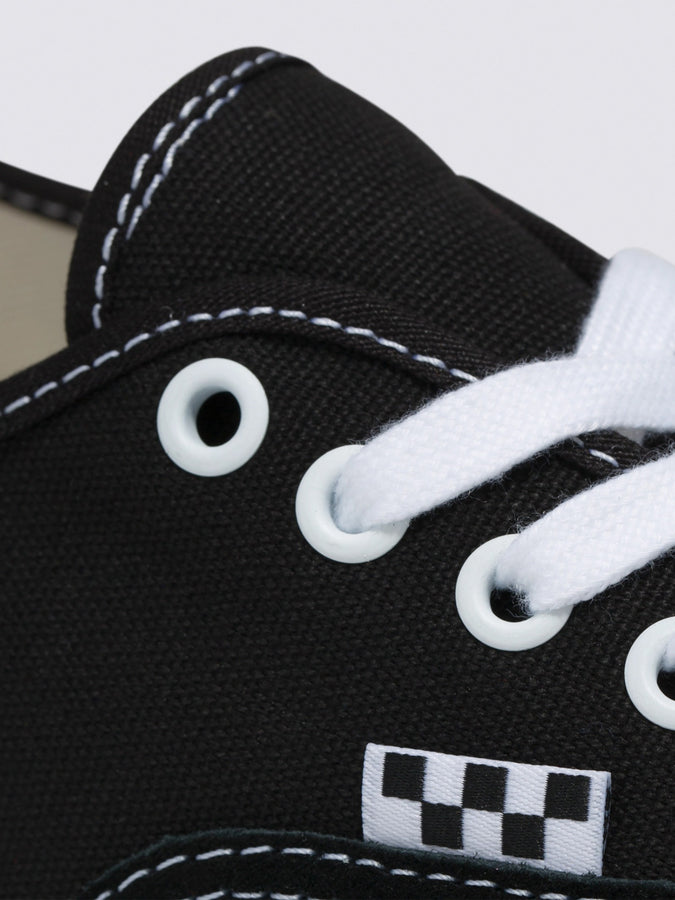Vans Skate Authentic Black/White Shoes | BLACK/WHITE (Y28)