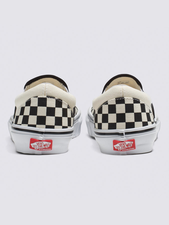 Vans Skate Slip-On Checkerboard Black/Off White Shoes | (CHECK) BLK/OFF WHT (AUH)