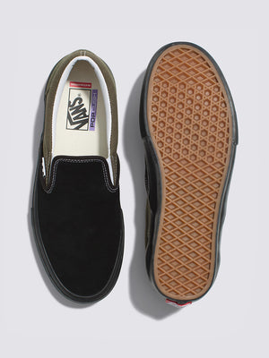Vans Fall 2023 Skate Slip-On Black/Grape Leaf Shoes
