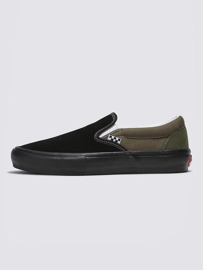 Vans Fall 2023 Skate Slip-On Black/Grape Leaf Shoes | BLACK/GRAPE LEAF (KE9)