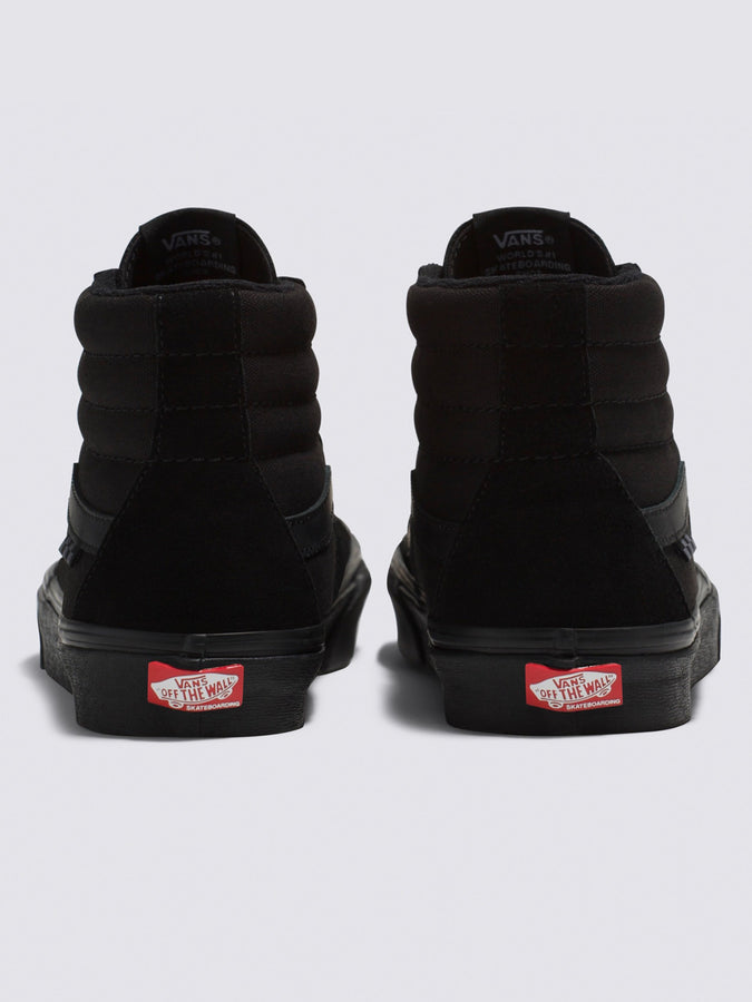 Vans Skate Sk8-Hi Black/Black Shoes | BLACK/BLACK (BKA)