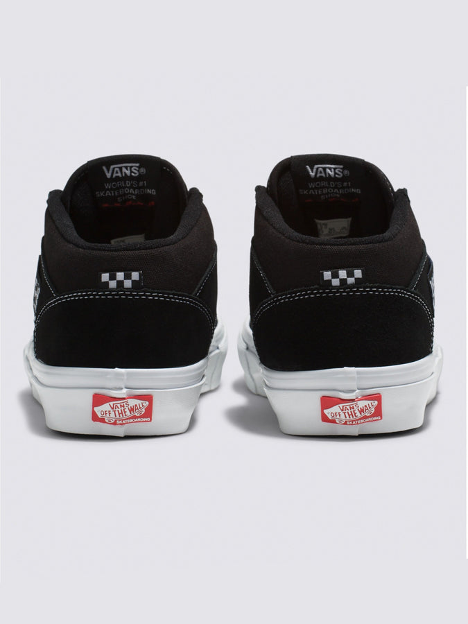 Vans Skate Half Cab Black/White Shoes | BLACK/WHITE (Y28)