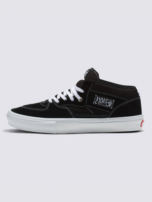 Vans Skate Half Cab Black/White Shoes | EMPIRE