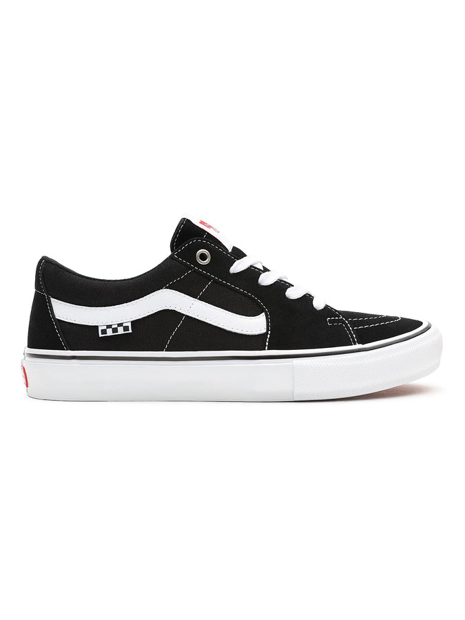 Vans Skate Sk8-Low Black/White Shoes | BLACK/WHITE (Y28)